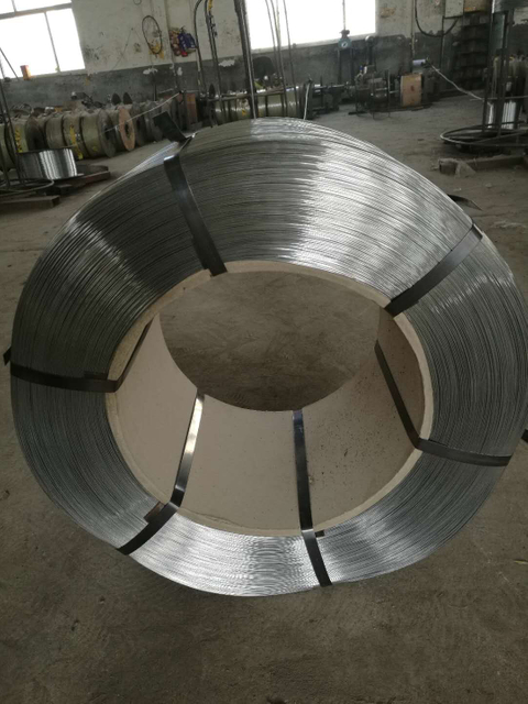 سلك فولاذي مطلي بالزنك لخرطوم سلك الفولاذ PVC